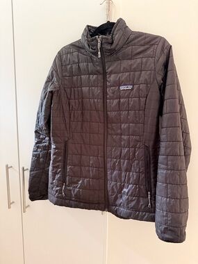 Patagonia Women's Nano Quilted Puff Jacket in Black